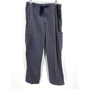 COPY - GENERAL ADMISSION Mens Blue Gray 100% Cotton Straight Leg Drawstring Pan…